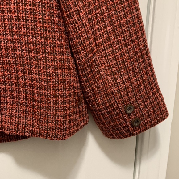 3/$15 N Touch Salmon/brown size 16 petite suit jacket - Picture 8 of 9